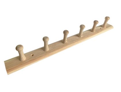 věšák 202 6h 500mm borovice sur.