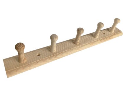 věšák 202 5h 400mm borovice sur.