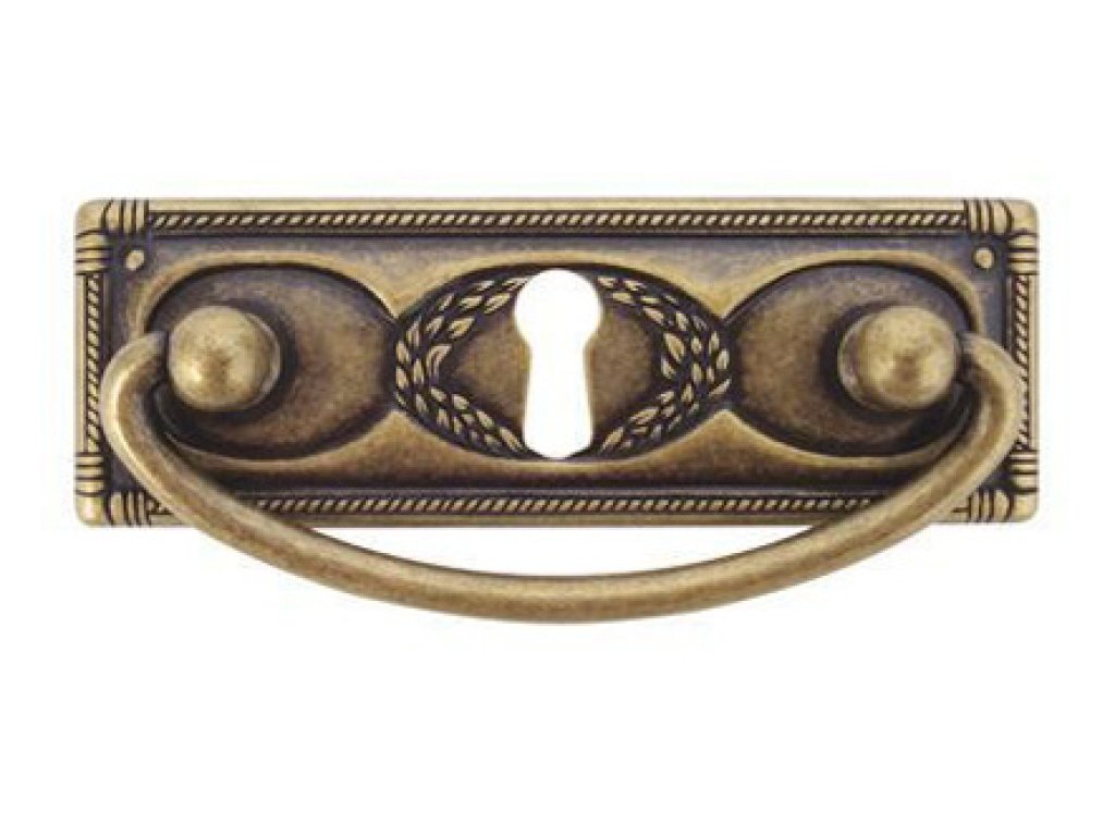 Úchytka 06323Z06400.09 stará mosaz pro klíč