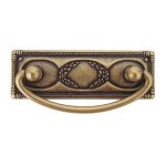 Úchytka 06323Z06400.09 stará mosaz sklopná