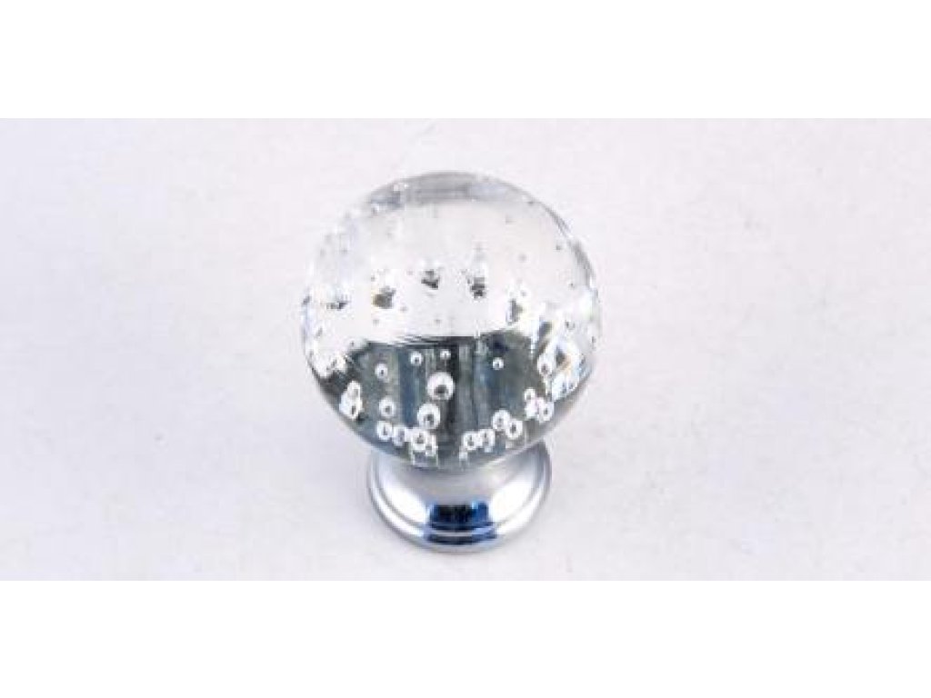 Knopek 2900225CR Murano Glass