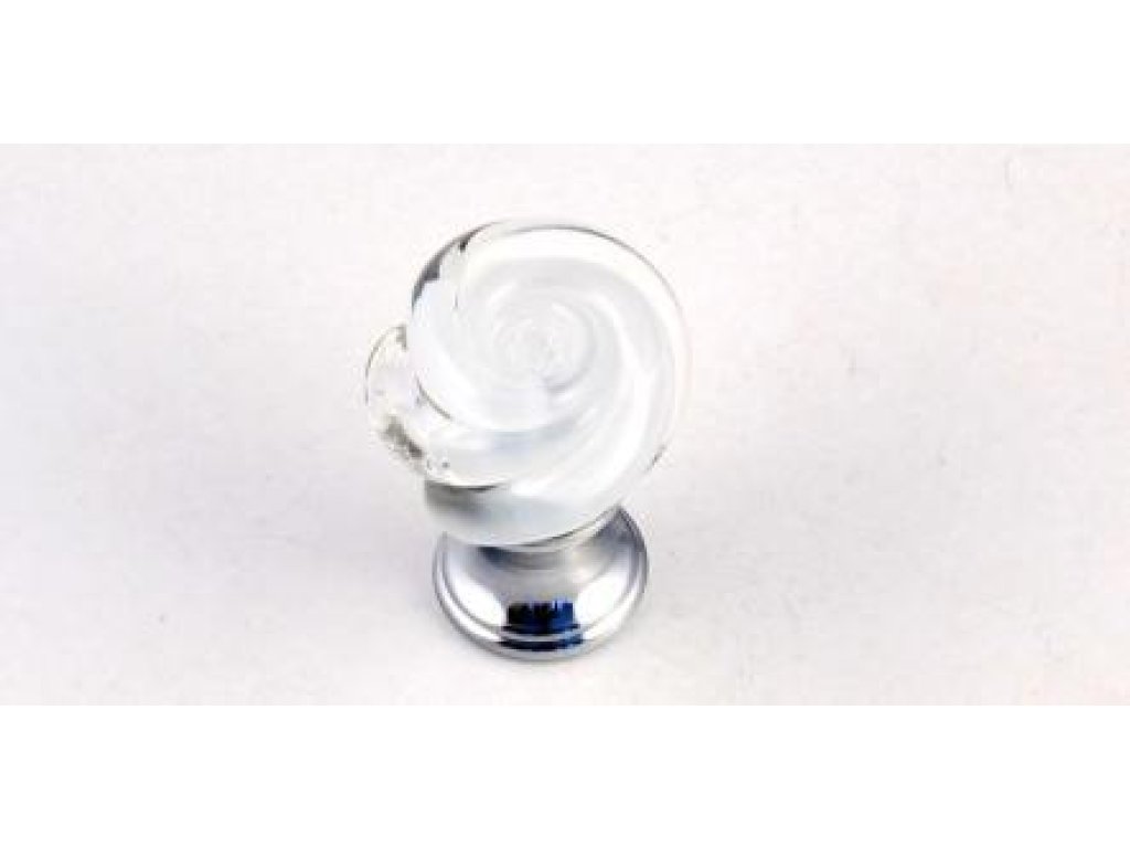 Knopek 2900073CR Murano Glass