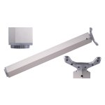 Stol.noha HR 1100/60x60 nerez DO ROHU