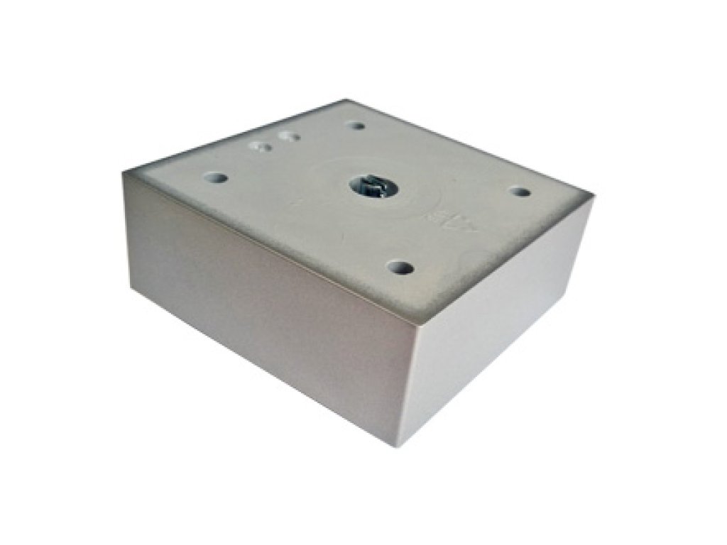 Nožka POLY 75x75x30 RAL9006 DOPRODEJ