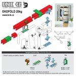 EKOFOLD 20kg set 2křídla lámacích dveří