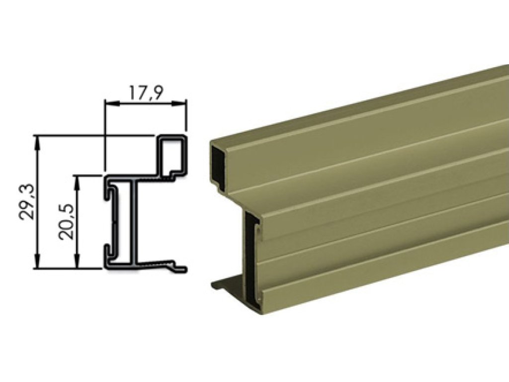 MODERN WIDE MADLO šampaň 2,7m