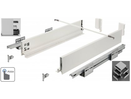 GT PUSH NÍZKÝ 450/086 BÍLÝ AXISPRO BOX - bez synchronizační tyče