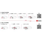 PUSH. 450mm TITAN 2v1 TLUMENÝ plnovýsuv 35kg
