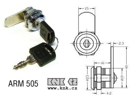 Lamelový Cr ARM.505 zámek