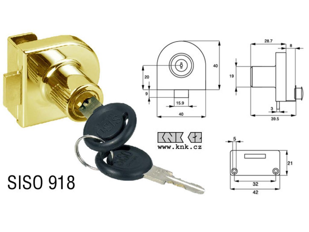 Třmen.na sklo Ms SISO 918 SU(1klíč)zámek DOPRODEJ