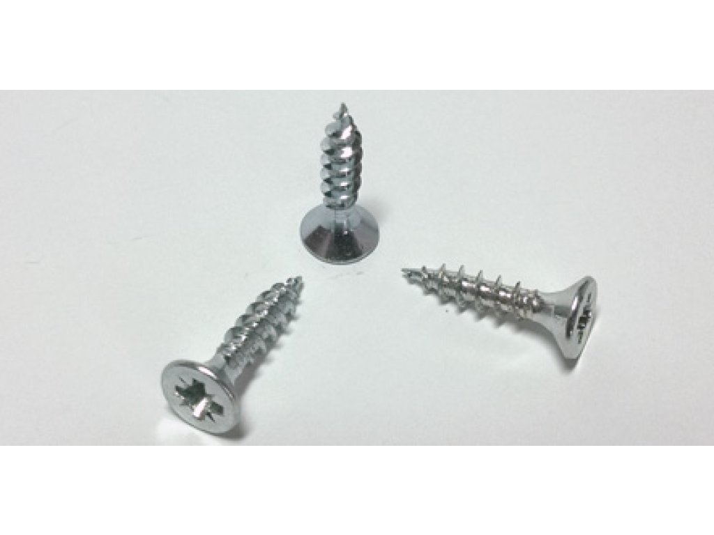 Vrut 3,5x16 Bíl.Zn (vhodný pro montáž věšáků, pantů a pojezdů)