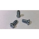 Eurošroub 6,3x13 náběh, nízká hlava Zn