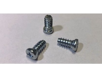 Eurošroub 6,3x13 náběh, nízká hlava Zn