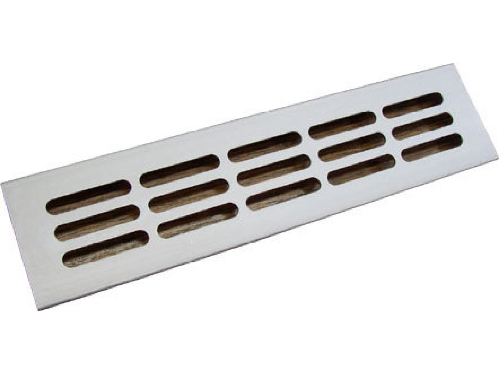 Větrací mřížka Al  60x250 elox
