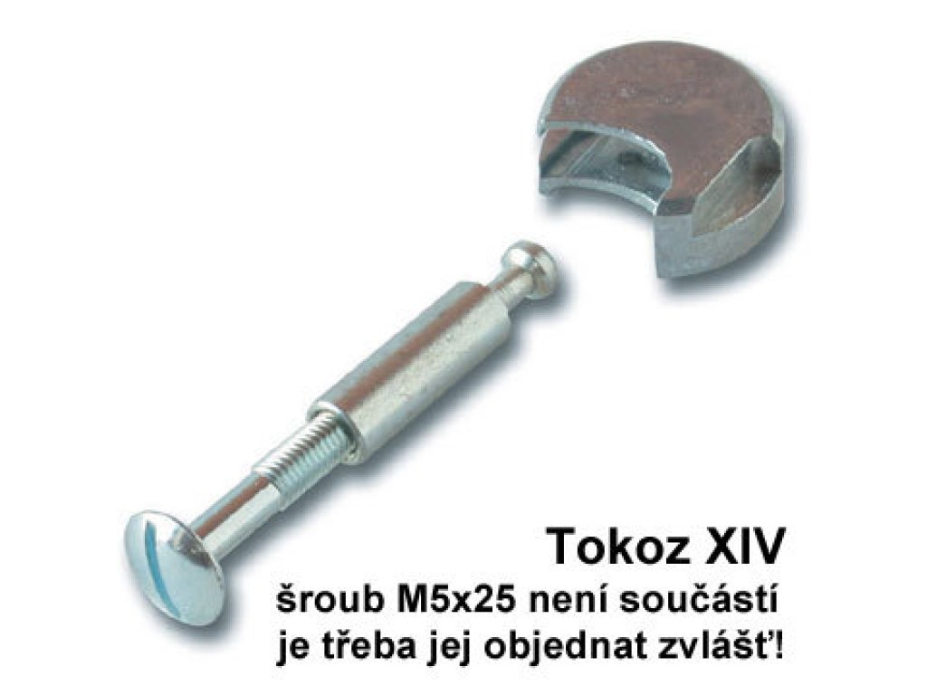 Spoj.kování XIV  bez krytu - BEZ ŠROUBU!