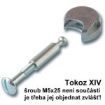Spoj.kování XIV  bez krytu - BEZ ŠROUBU!