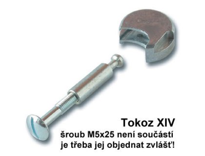 Spoj.kování XIV  bez krytu - BEZ ŠROUBU!
