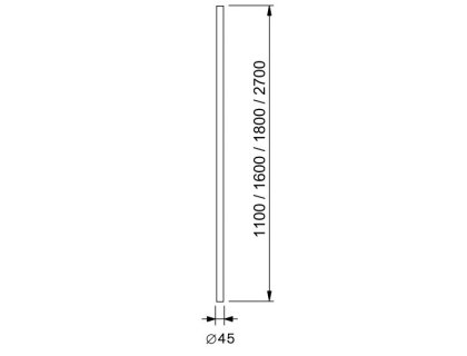 Sloup 2700mm Cr