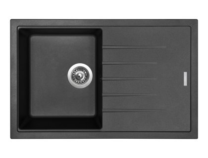 BEST 780/500 dřez granit METALBLACK ČERNÝ