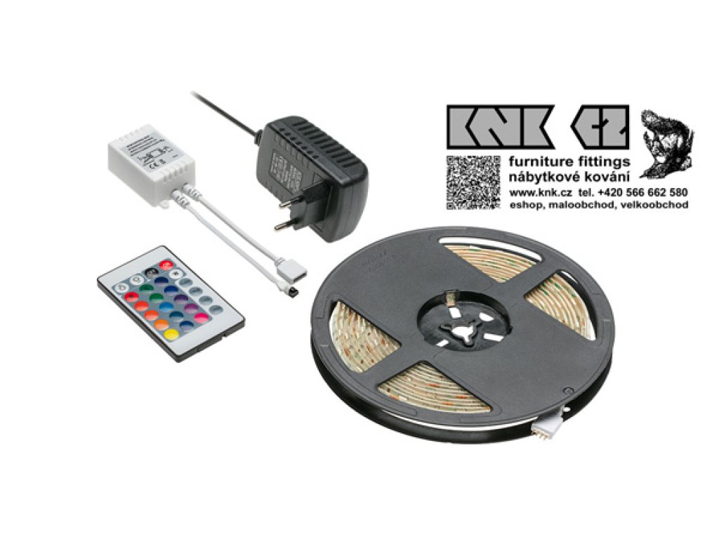 ALED RGB 5m sada (nastavení barvy dálkovým ovladačem) IP20