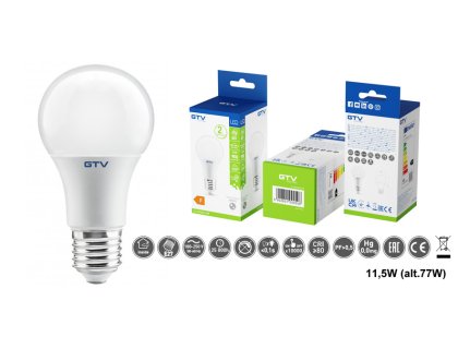 LED žárovka E27 12W denní bílá (c.75W)