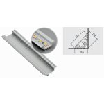 LED 00C lišta Al rohová 2m bez krytky