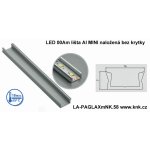 LED 0 Am lišta Al MINI naložená 2m bez krytky