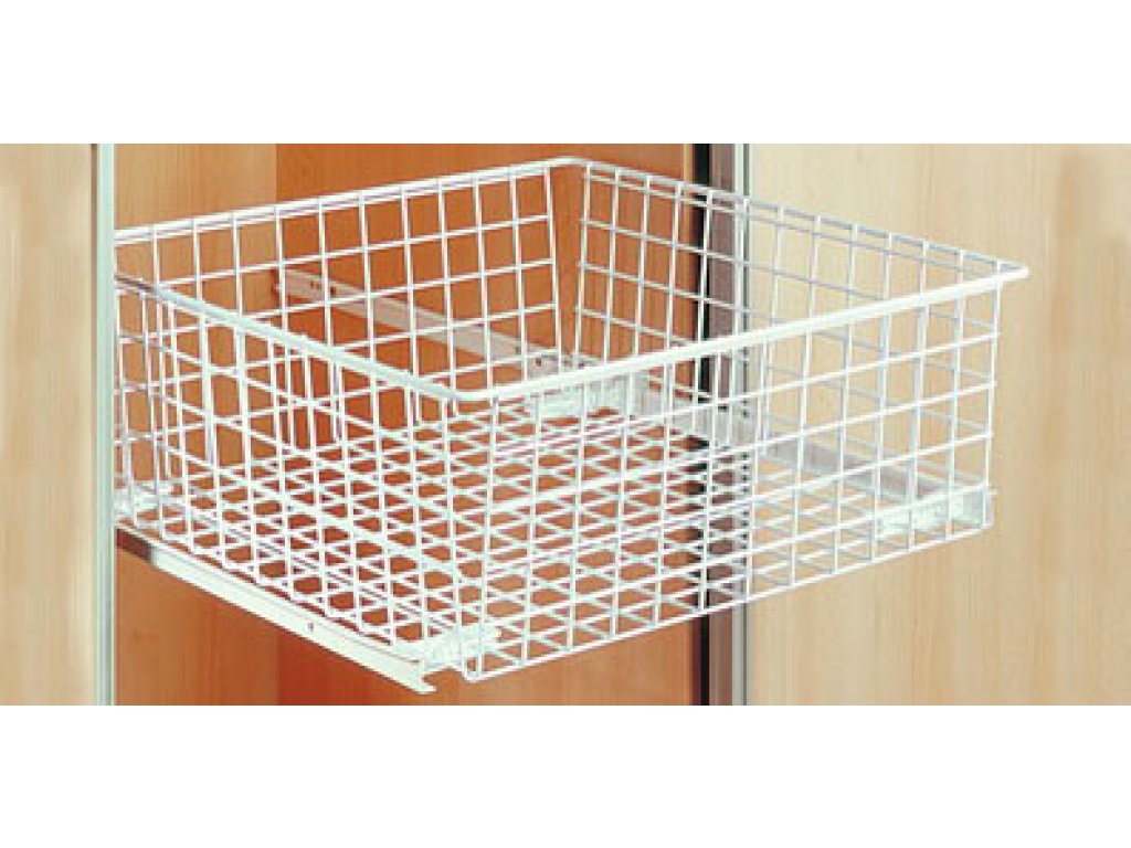 Koš 400x500x185 bílý bez pojezdů