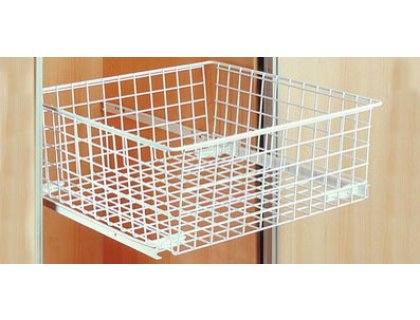 Koš 550x500x185 bílý bez pojezdů
