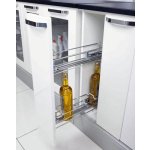 Výsuvný dvojkoš 150mm levý tlumený