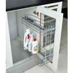 Plnovýsuvný dvojkoš 200mm pravý tlumený