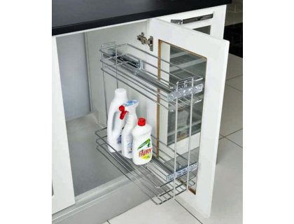 Plnovýsuvný dvojkoš 200mm pravý tlumený